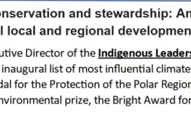 Indigenous-led conservation webinar