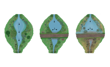 Road Prism Blocking Natural Flow