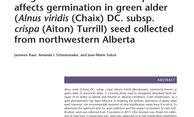 Length of Cold Stratification Period