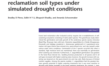 Germination and Early Growth