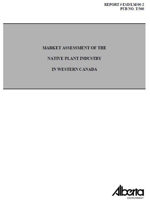Report cover page