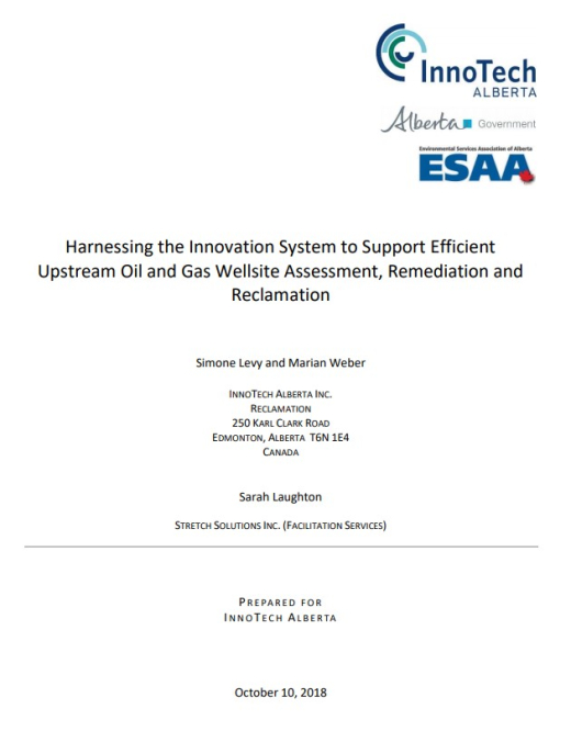 Report cover page