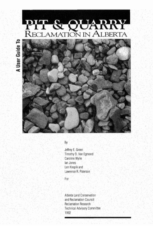 Report cover page