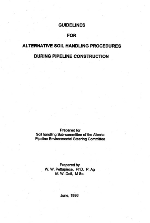 Report cover page