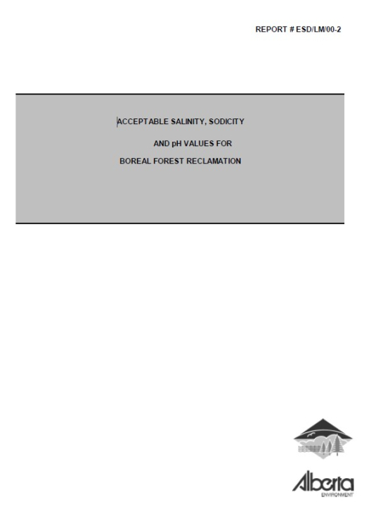 Report cover page
