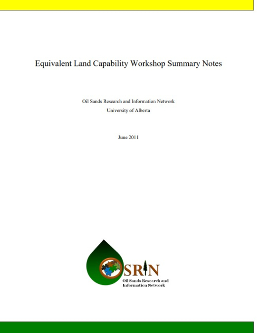Report cover page