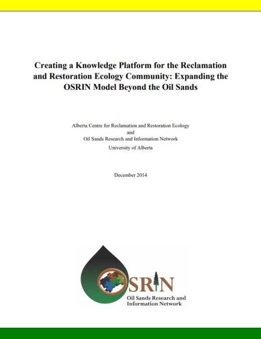Report cover page
