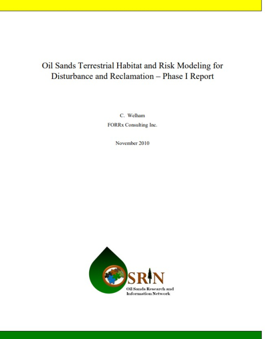 Report cover page