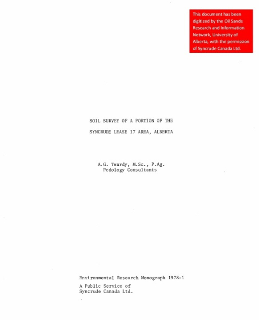 Report cover page