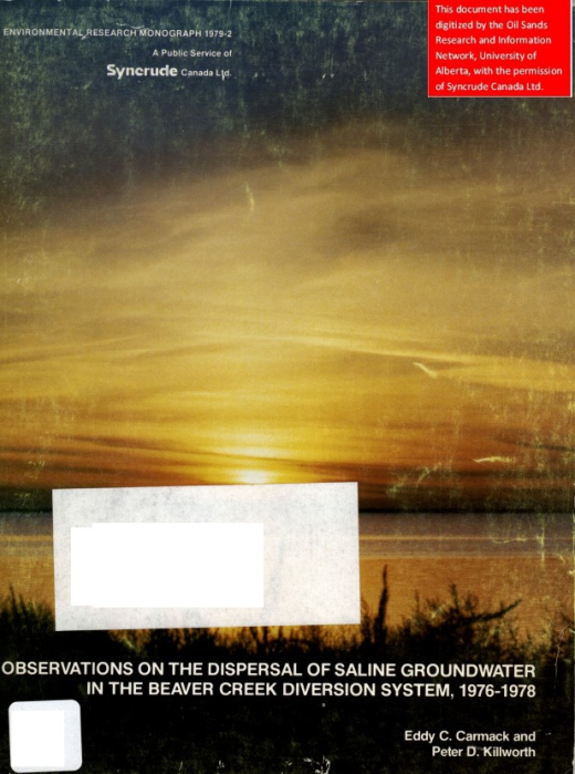 Report cover page