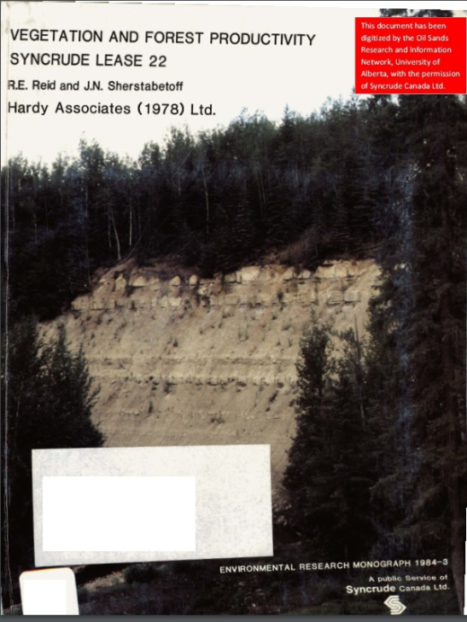 Report cover page