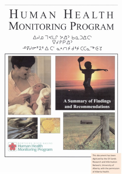 Report cover page