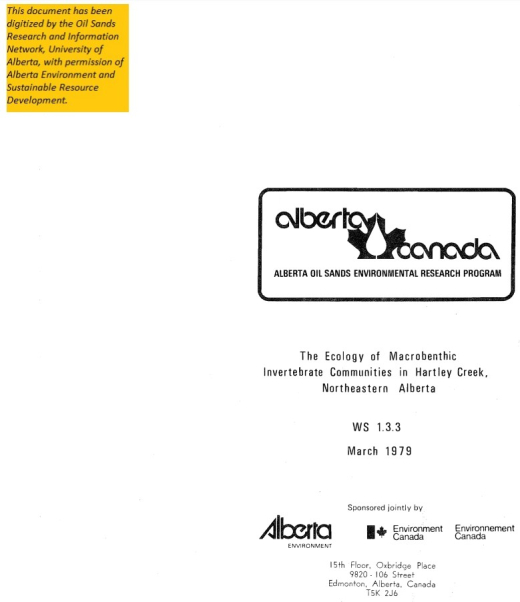 Report cover page