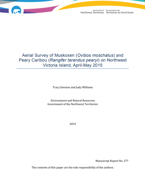 Cover page of report