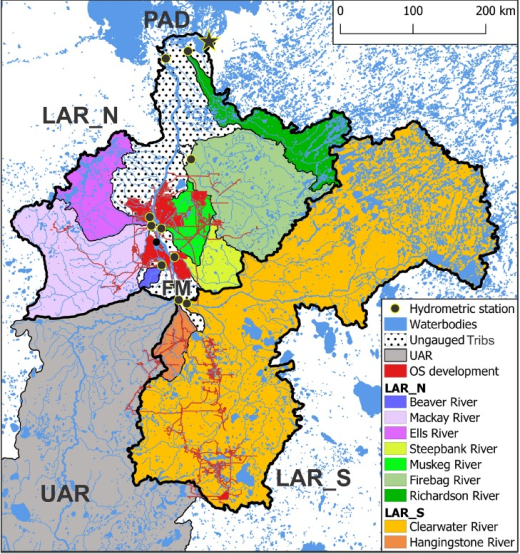 Athabasca River drainages