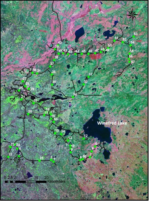 Camera locations
