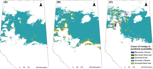 Drivers of white-tailed deer range change 