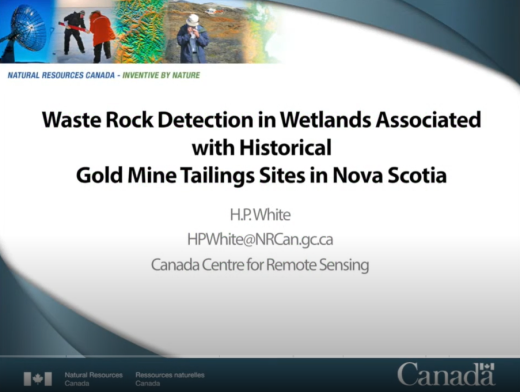 White mine tailings