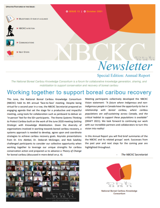 Newsletter cover page