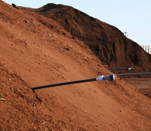 Peat stockpile