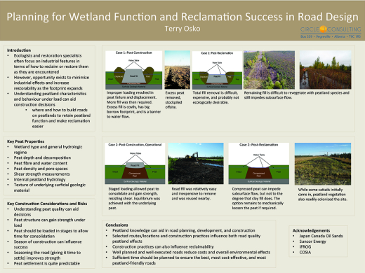 Planning for Wetland Function and Reclamation Success in Road Design