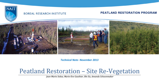 Peatland Site Revegetation Title